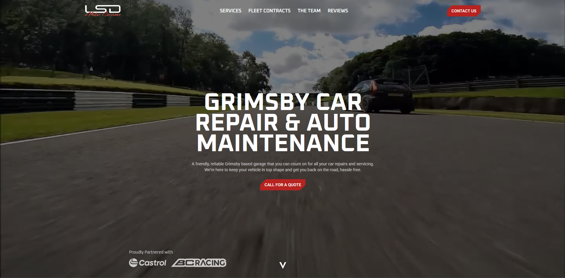 LSD Motor Services website screenshot
